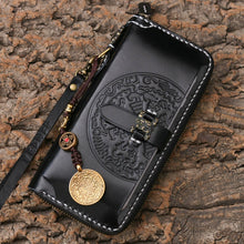 Load image into Gallery viewer, Aipiyi Men&#39;s Jiugong Snow Lion Wallet Zipper Handbag
