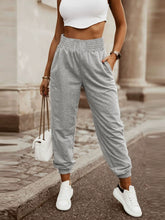 Load image into Gallery viewer, 2024 Summer New Arrival High Waist Casual Cropped Pants for Women European and American All-Matching Pure Color High Waist Jogger Pants Pants Women
