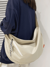 Load image into Gallery viewer, Idle Style Casual Crescent Dumpling Bag Fashion Brand New Sports Canvas Large Capacity Messenger Bag Shoulder Messenger Bag Women
