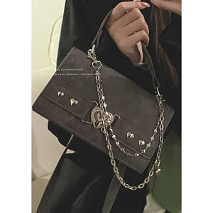 Women's Bag South Korea Retro Fancy Shoulder Small Square Bag