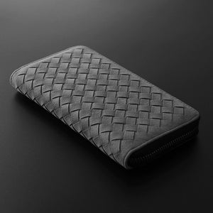 Wallet Men's Genuine Leather New Wallet Suede Handbag Clutch Bag Clutch Bag Exquisite Leather Bag Long Wallet for Men