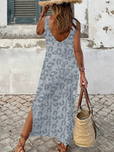 Load image into Gallery viewer, Stylish Print Summer Fashion Leopard Print Long Dress
