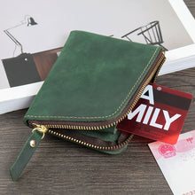 Load image into Gallery viewer, Trendy Vintage Genuine Leather First Layer Mini Handmade Small Wallet
