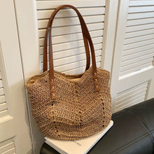 Load image into Gallery viewer, Bag Women&#39;s Summer Seaside Vacation Shoulder Straw-Weaved Bag
