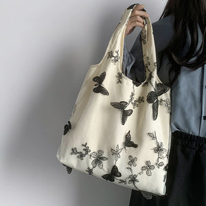 Instagram Super Beautiful Butterfly Fairy Travel Shoulder Bag Embroidery