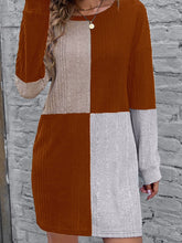 Load image into Gallery viewer, New Arrival Loose European and American Color Matching Thread Dress Pullover
