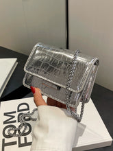 Load image into Gallery viewer, This Year&#39;s Popular Silver Mini Small Bag 2024 Spring and Summer Popular Versatile Chain Bag Messenger Bag Fashion Lipstick Bag
