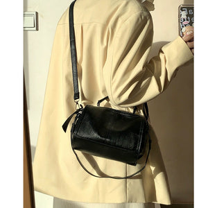 Bag Female South Korea Niche Fancy Black Crossbody Bag