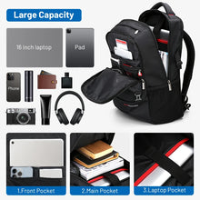 Load image into Gallery viewer, OIWAS Travel Multifunction Backpack Fashion Zipper Open Bag Men&#39;s Backpack Laptop High Quality Male Women Business Classic Bags
