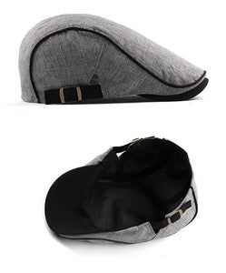 Men Women Cotton Flat Cap Summer Scally Ivy Gatsby Newsboy Beret Driver Cabbie Hunting Hat