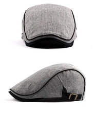 Load image into Gallery viewer, Men Women Cotton Flat Cap Summer Scally Ivy Gatsby Newsboy Beret Driver Cabbie Hunting Hat
