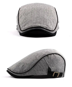 Men Women Cotton Flat Cap Summer Scally Ivy Gatsby Newsboy Beret Driver Cabbie Hunting Hat