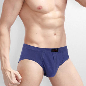 2 Pcs/Lot Men's 100% Cotton Briefs Comfortable Male Breathable Underwear Lingerie Panties Plue Size Xl -5xl Underpants