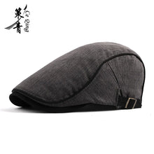 Load image into Gallery viewer, Men Women Cotton Flat Cap Summer Scally Ivy Gatsby Newsboy Beret Driver Cabbie Hunting Hat
