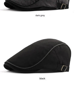 Men Women Cotton Flat Cap Summer Scally Ivy Gatsby Newsboy Beret Driver Cabbie Hunting Hat