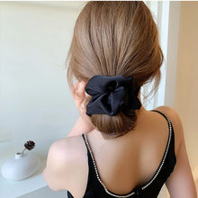 Load image into Gallery viewer, Newest Korean Woman Big Elegant Silk Elastics Hair Band Solid Color Scrunchies Hair Ties Ladies Ponytail Hold Hair Accessories
