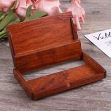 Load image into Gallery viewer, Wooden Credit Card Holder Protector Men Women Wallet Cards Storage for Case
