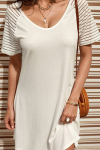 Summer New Arrival Pullover Leisure Home Short Sleeve Dress