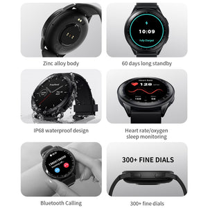 FreeYond Watch S1 IP68 Waterproof Blood Oxygen Heart Rate Sleep Monitor Smart Watch For Android iOS 100 Sport Models Smartwatch