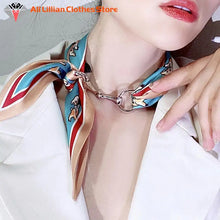 Load image into Gallery viewer, Hot Women Shawl Ring Clip Scarves Fastener Crystal Silk Scarf Buckle Brooch Wedding Fashion Jewelry Female Classic Gift
