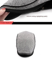 Load image into Gallery viewer, Men Women Cotton Flat Cap Summer Scally Ivy Gatsby Newsboy Beret Driver Cabbie Hunting Hat
