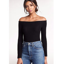 Load image into Gallery viewer, Clavicle off-Shoulder Fashion All-Match Long-Sleeved T-shirt Top
