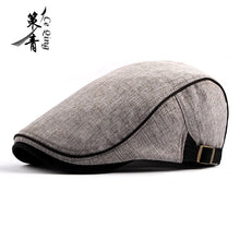 Load image into Gallery viewer, Men Women Cotton Flat Cap Summer Scally Ivy Gatsby Newsboy Beret Driver Cabbie Hunting Hat
