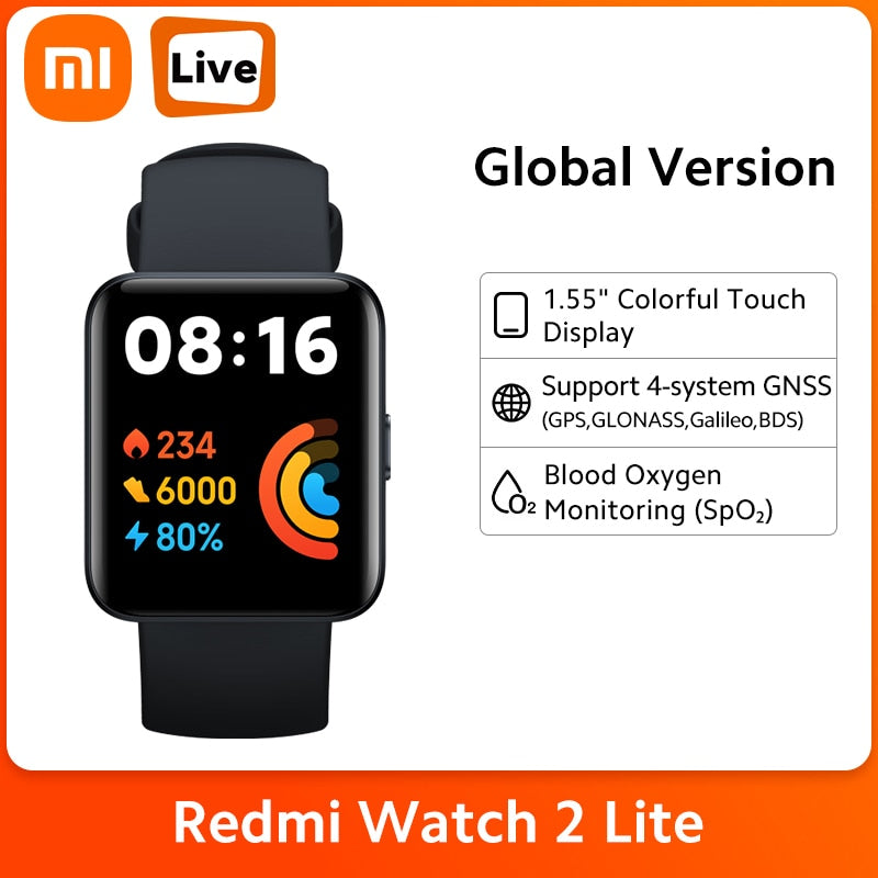 Global Version Xiaomi Redmi Watch 2 Lite Smartwatch 1.55