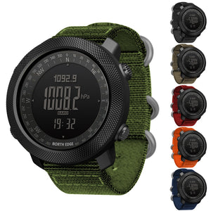NORTH EDGE Outdoor Smart Watch Waterproof Men' Digital Watch for Sport Swimming Climbing Swimming Altimeter Barometer Compass