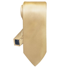 Load image into Gallery viewer, 100% Silk Brand Gold Ties Men Great Quality Silk 8 cm Necktie Formal Clothing Men&#39;s Gravatas Fit Holiday Party Workplace
