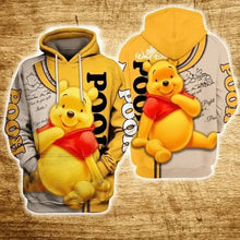 Load image into Gallery viewer, Disney Hoodies Winnie the Pooh Men Women Hoodie Winnie the Pooh and Friends Yellow White Hoodie Cute Stunning 3D Hoodie Costume
