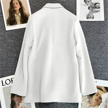 Load image into Gallery viewer, Office Blazers For Women 2023 Casual Fashion Long Sleeve New White Black Single Button Jackets Coats Blazer
