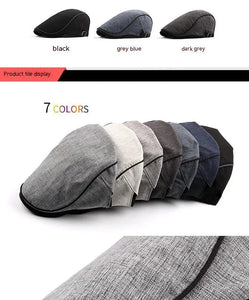 Men Women Cotton Flat Cap Summer Scally Ivy Gatsby Newsboy Beret Driver Cabbie Hunting Hat