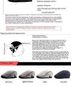 Men Women Cotton Flat Cap Summer Scally Ivy Gatsby Newsboy Beret Driver Cabbie Hunting Hat