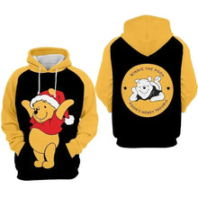 Load image into Gallery viewer, Disney Hoodies Winnie the Pooh Men Women Hoodie Winnie the Pooh and Friends Yellow White Hoodie Cute Stunning 3D Hoodie Costume
