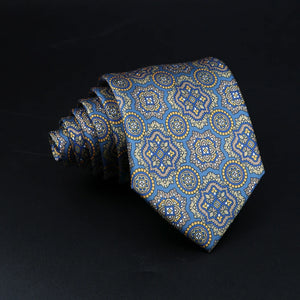 Men's Silk Ties Jacquard Striped Plaid Floral Paisley 7.5cm Necktie Accessories Daily Wear Shirt Suit Cravat Wedding Party Gift