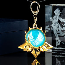 Load image into Gallery viewer, Genshin Impact Trinket Mondstadt Liyue Sumeru Fatui Vision Of God Keychains Anime Accessories Bag Pendant Key Rings High Quality
