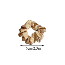 Load image into Gallery viewer, 3Pcs/set Silk Satin Hair Bands Women Solid Color Scrunchies Girls Hair Accessories Summer Rubber Bands Hair Ties Ropes Hairband
