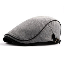 Load image into Gallery viewer, Men Women Cotton Flat Cap Summer Scally Ivy Gatsby Newsboy Beret Driver Cabbie Hunting Hat
