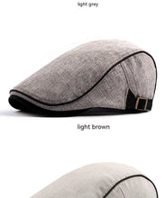 Load image into Gallery viewer, Men Women Cotton Flat Cap Summer Scally Ivy Gatsby Newsboy Beret Driver Cabbie Hunting Hat
