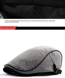 Men Women Cotton Flat Cap Summer Scally Ivy Gatsby Newsboy Beret Driver Cabbie Hunting Hat