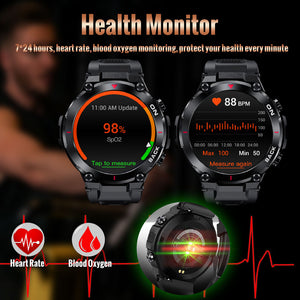 5 Atm Smart Watch Men Tactical Military For Xiaomi Android Ip68 Waterproof Watches Sports Fitness Smartwatch Gps Integrado 2023