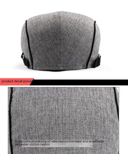 Load image into Gallery viewer, Men Women Cotton Flat Cap Summer Scally Ivy Gatsby Newsboy Beret Driver Cabbie Hunting Hat
