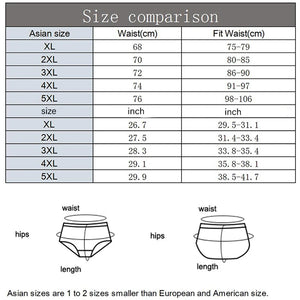 2 Pcs/Lot Men's 100% Cotton Briefs Comfortable Male Breathable Underwear Lingerie Panties Plue Size Xl -5xl Underpants