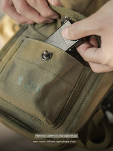 Marden M209 Retro Tactical Canvas Shoulder Messenger Bag