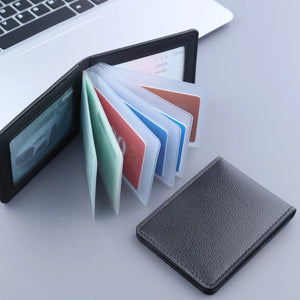 1/2/3/4card slots Pu Leather Driver License Holder On Cover For Car Driving Documents Business Id Pass Certificate Folder Wallet