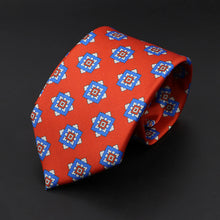 Load image into Gallery viewer, New High Quality Soft Silk Ties 51Colors Fashion 7.5cm Geometric Pattern Necktie For Men Wedding Business Meeting Suit Gravata
