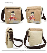 Load image into Gallery viewer, One Piece Luffy Casual Canvas Cartoon Crossbody Bag
