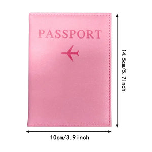 Passport Cover  Wood Art Letter  Waterproof Case for Passport Wallet Business Credit Card Documents Holder Protective Case Pouch