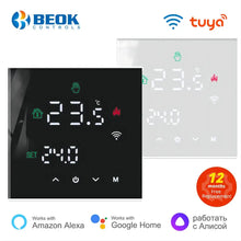 Load image into Gallery viewer, Beok Tuya Smart Home Thermoregulator WIFI Warm Floor Thermostat for Electric Heating Temperature Controller Gas Boiler Yandex
